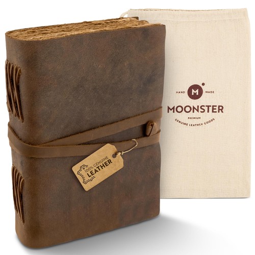 Moonster leather journal - moonster,