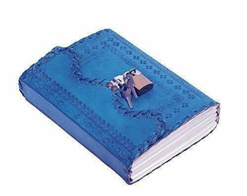 Leather diary journal notepad - leather,