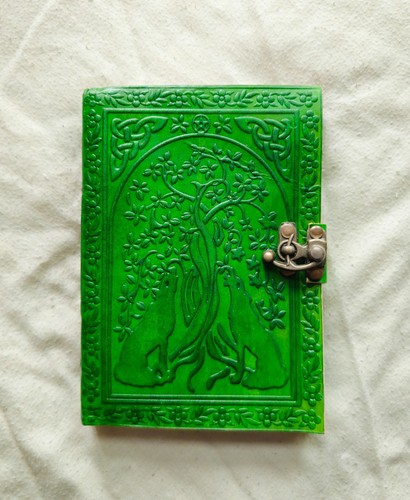 Custom handmade green wolf - handmade,