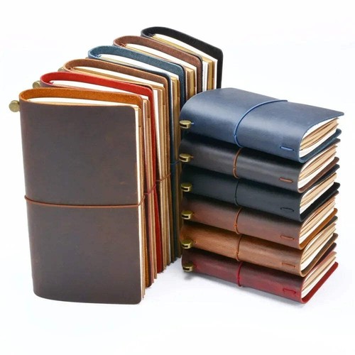 Vintage leather journal cover - vintage,