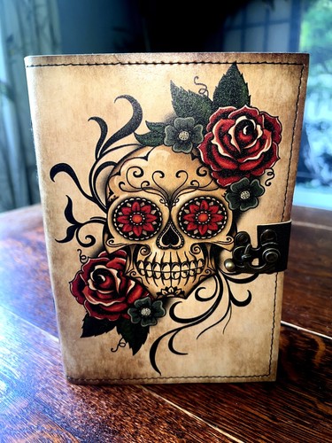 Handmade leather bound sugar - bound, "sugar