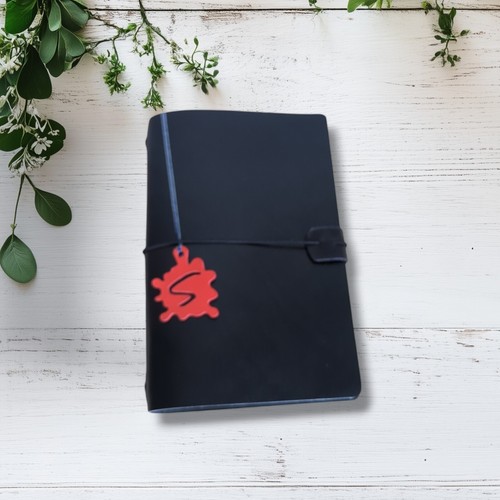 Firm calf leather journal - leather, a5