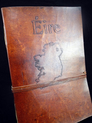 Handmade leather journal - a5,