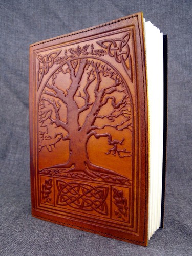 Handmade leather journal - handmade, a5