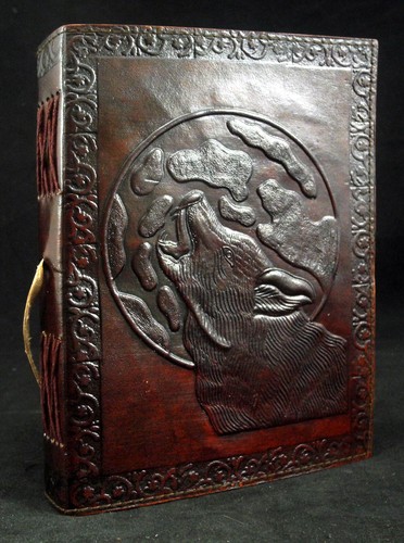 Wolf handmade leather - wolf,