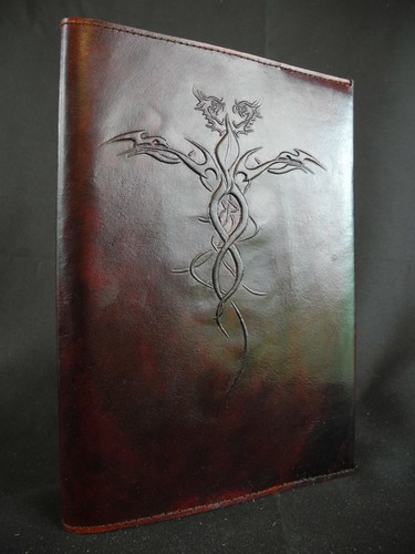 Handmade refillable leather - a5,