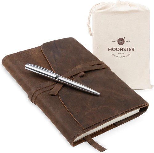 Handmade leather journal - handmade,