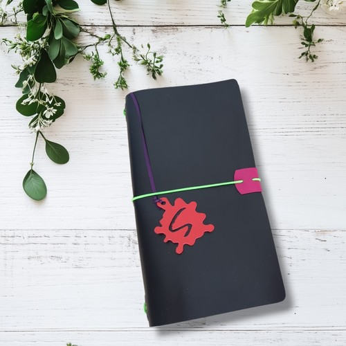 Firm calf leather journal - |, a5