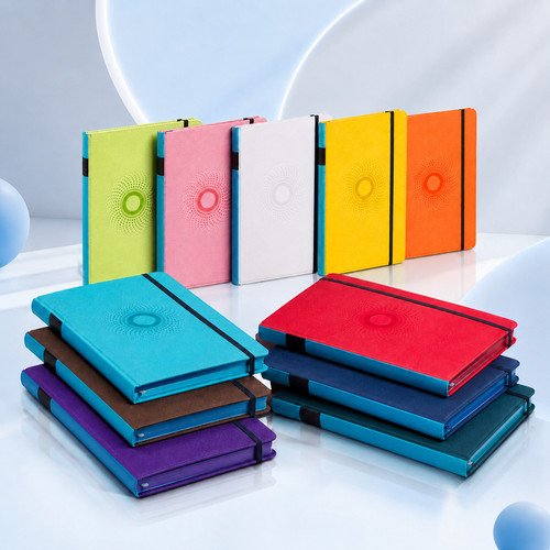 Notebook lined journal - notebook, pu