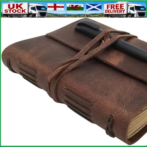 Leather journal lined - leather,