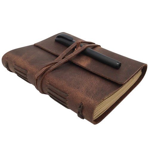Leather journal lined - journal,