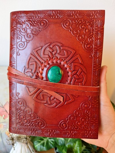 Handmade leather journal - a5, |