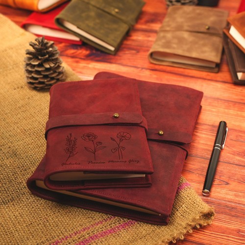Handmade leather journal - handmade,
