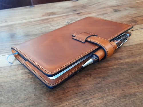 Handmade leather journal - leather,