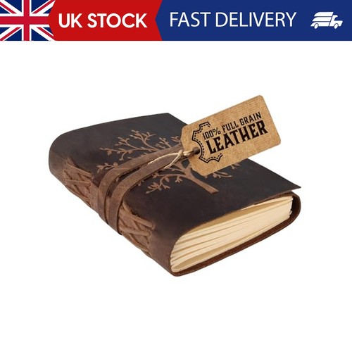 Leather journal tree life - journal,