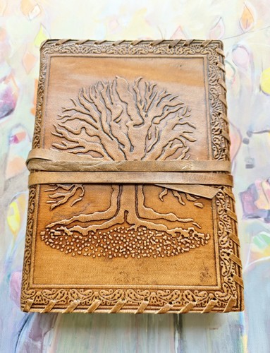 Handmade leather journal - leather,