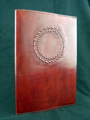 Handmade refillable leather - a5,