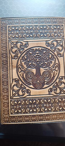Handmade leather tree life - leather, of