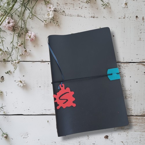 Veg tan leather journal - veg,