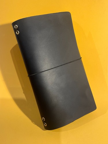 Veg tan leather journal - veg, a5